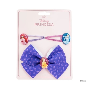 TRENDY Kit Moño Y Hebilla Princesas para niña