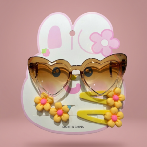 KIT GAFAS Y PINZAS PARA NIÑA